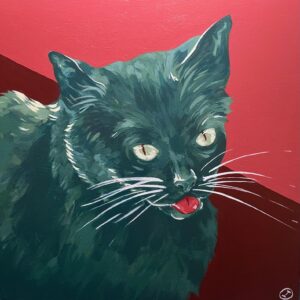 Multi media- paint a cat
