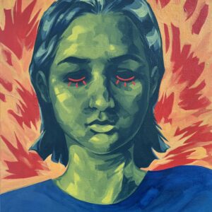 Mixed media - Expressive Portraits painting - Multimedia portrait- Apr 23rd, 7:00-9:00 pm